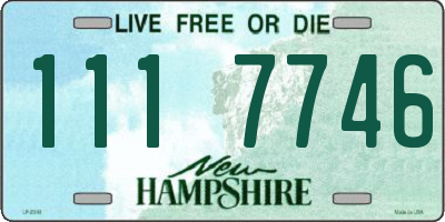 NH license plate 1117746