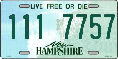 NH license plate 1117757