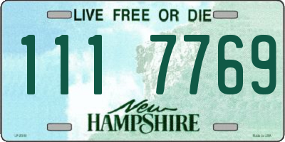 NH license plate 1117769