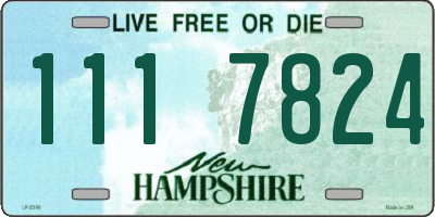 NH license plate 1117824