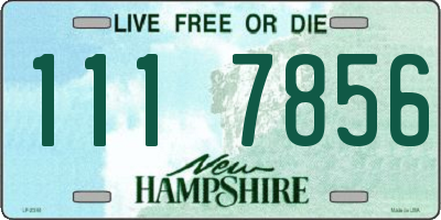NH license plate 1117856