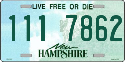 NH license plate 1117862