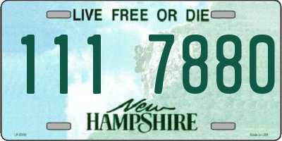 NH license plate 1117880