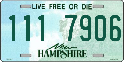 NH license plate 1117906