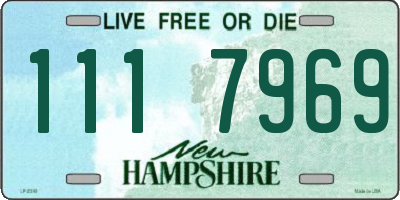 NH license plate 1117969