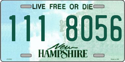 NH license plate 1118056