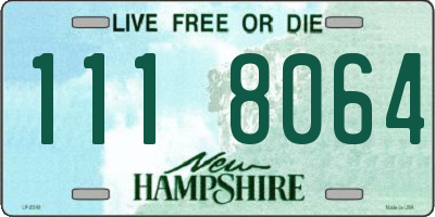 NH license plate 1118064