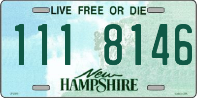 NH license plate 1118146
