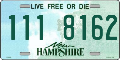 NH license plate 1118162