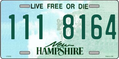 NH license plate 1118164