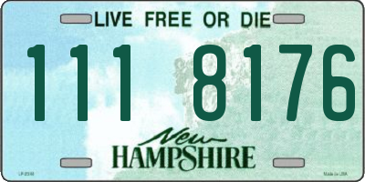 NH license plate 1118176
