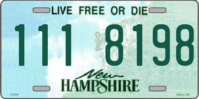 NH license plate 1118198