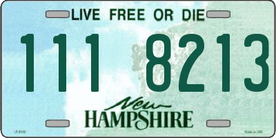 NH license plate 1118213