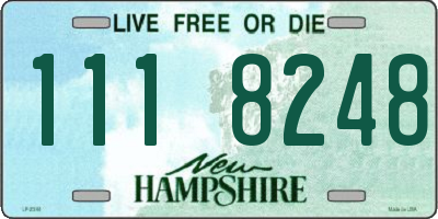 NH license plate 1118248