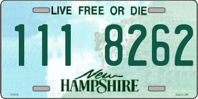 NH license plate 1118262