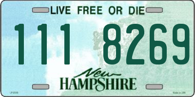 NH license plate 1118269
