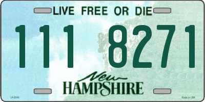 NH license plate 1118271