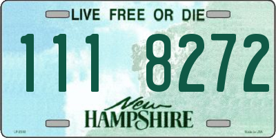 NH license plate 1118272