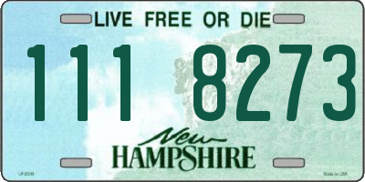 NH license plate 1118273