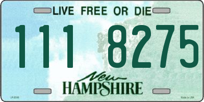 NH license plate 1118275