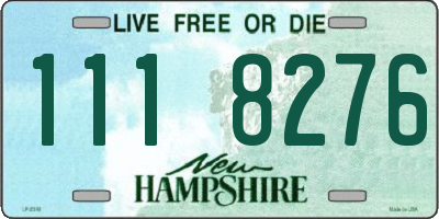 NH license plate 1118276