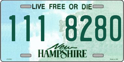 NH license plate 1118280