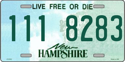 NH license plate 1118283