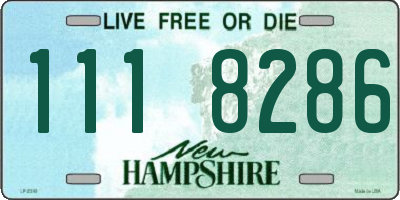 NH license plate 1118286