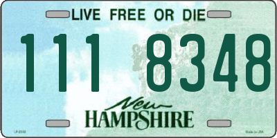 NH license plate 1118348