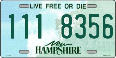 NH license plate 1118356