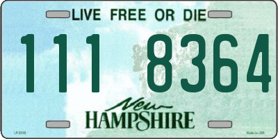 NH license plate 1118364