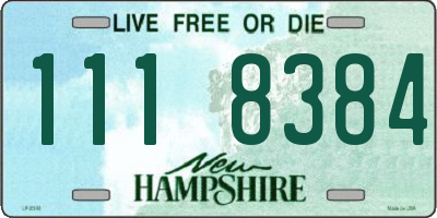 NH license plate 1118384
