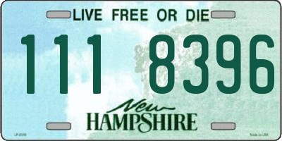 NH license plate 1118396