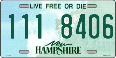 NH license plate 1118406