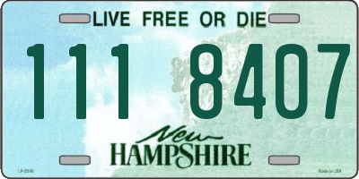 NH license plate 1118407