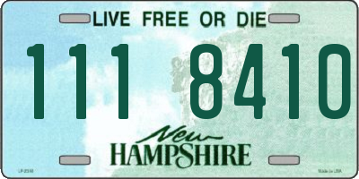 NH license plate 1118410