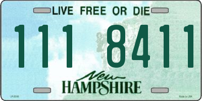 NH license plate 1118411