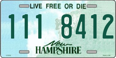 NH license plate 1118412