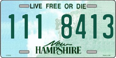 NH license plate 1118413