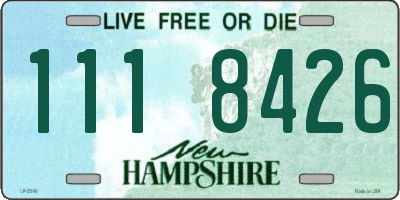 NH license plate 1118426