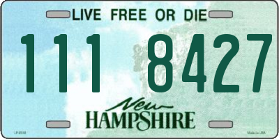 NH license plate 1118427