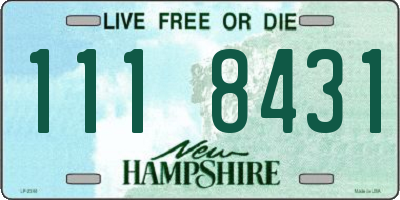 NH license plate 1118431