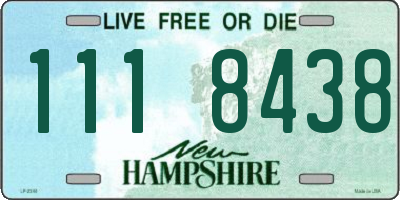 NH license plate 1118438