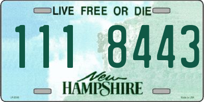 NH license plate 1118443