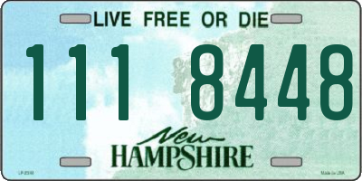 NH license plate 1118448