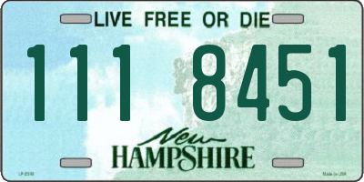 NH license plate 1118451