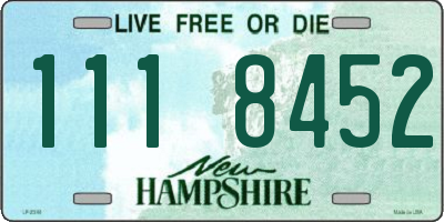 NH license plate 1118452