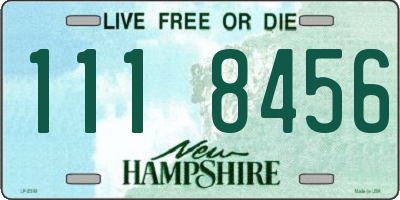 NH license plate 1118456