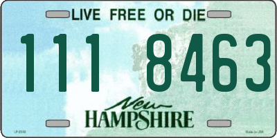 NH license plate 1118463