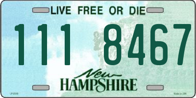 NH license plate 1118467